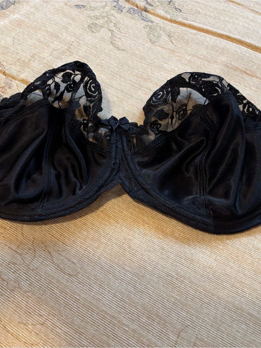 Fantasie Black Lace Strapless Underwire Bra